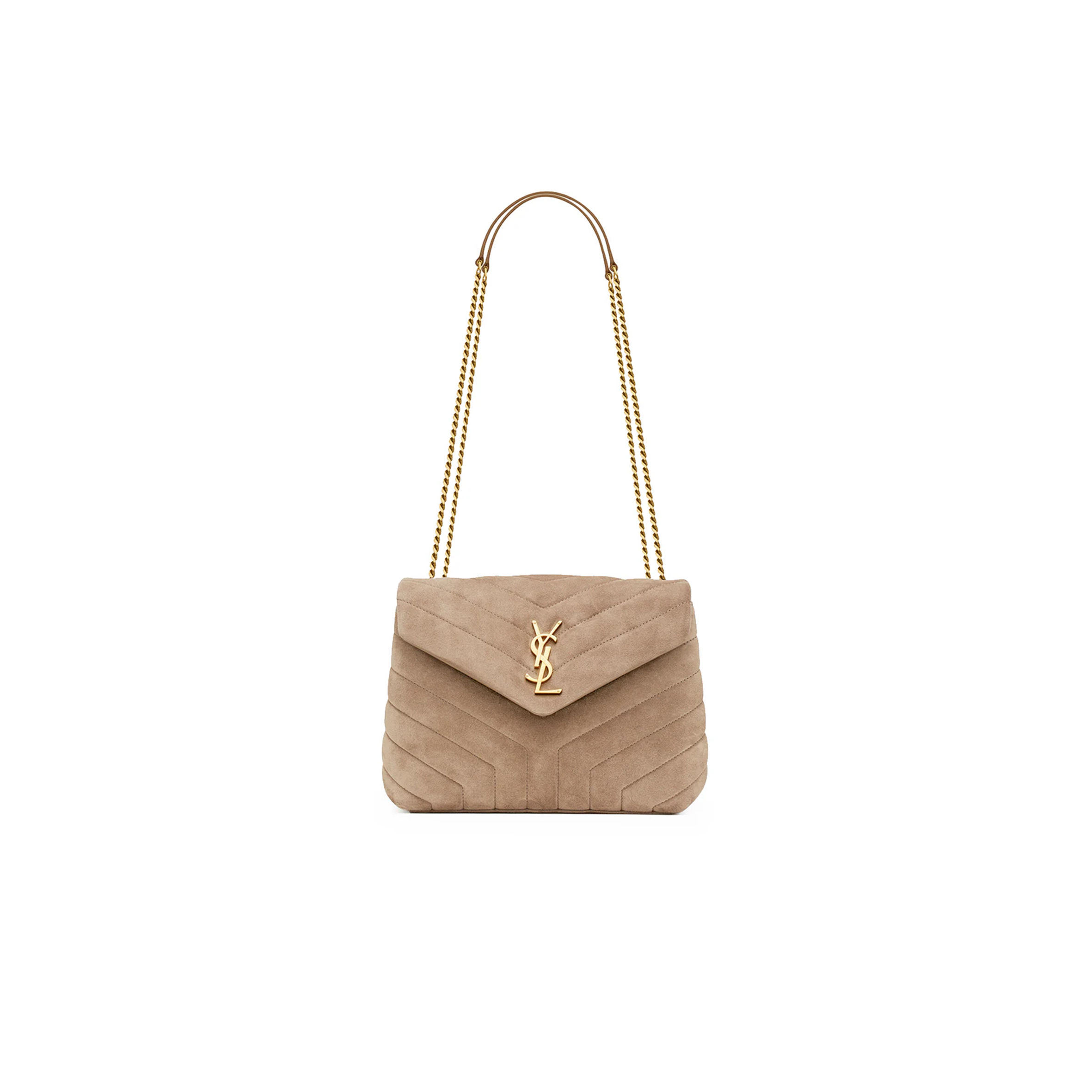 Y*L loulou small chain bag in suede 4946991u8612346 (23*17*9cm)